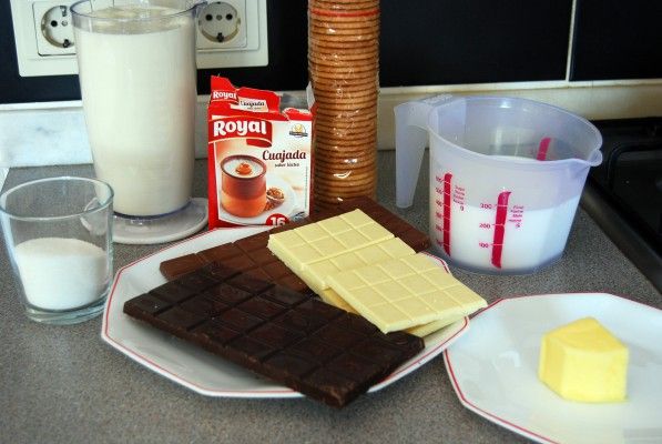 tarta-sin-horno-tres-chocolates ingredientes
